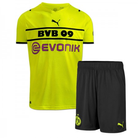 Fußballtrikots BVB Borussia Dortmund Kinder Auswärts Trikotsatz 2021-2022
